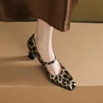 Elegant Luxury Handmade Leather Women's Shoes - Superior Craftsmanship(Edamaijia82283F)