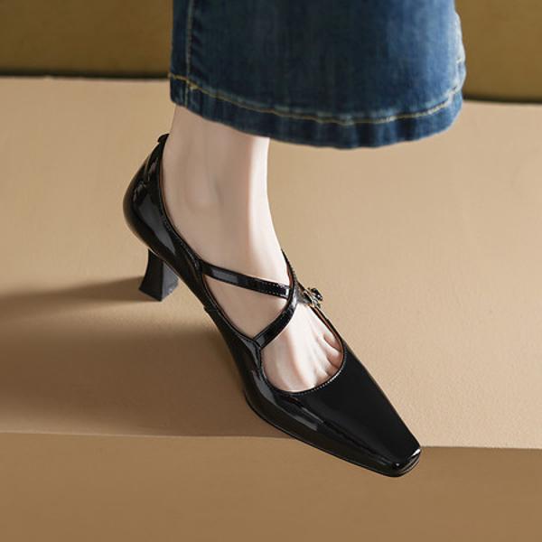 Handcrafted Luxury Leather Women’s Shoes: Elegance Redefined(Edamaijia82295F)