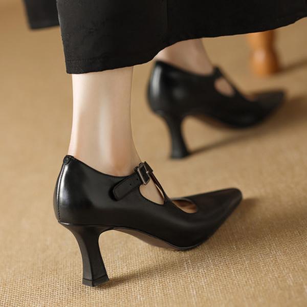 Exquisite Handcrafted Leather Women's Shoes - Luxurious Elegance(Edamaijia82293F)