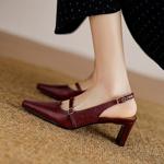 Exquisite Handcrafted Leather Women's Shoes: Luxury, Quality, and Elegance Redefined(Edamaijia82302F)