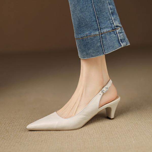 Handcrafted Luxury Leather Women's Shoes(Edamaijia82297F)