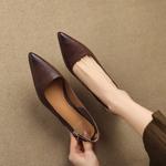 Handcrafted Luxury Leather Women's Shoes(Edamaijia82297F)