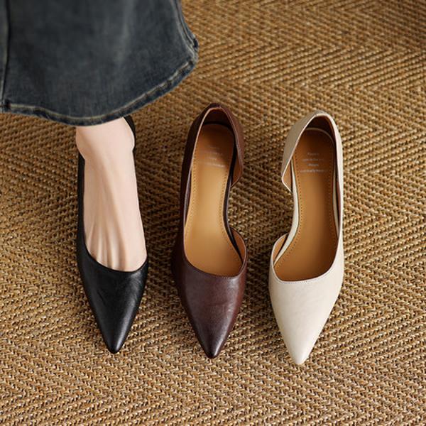 Handcrafted Luxury Leather Women's Shoes(Edamaijia82298F)