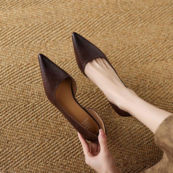 Handcrafted Luxury Leather Women's Shoes(Edamaijia82298F)