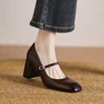 Handcrafted Luxury Leather Women’s Shoes - Timeless Elegance(Edamaijia82316F)