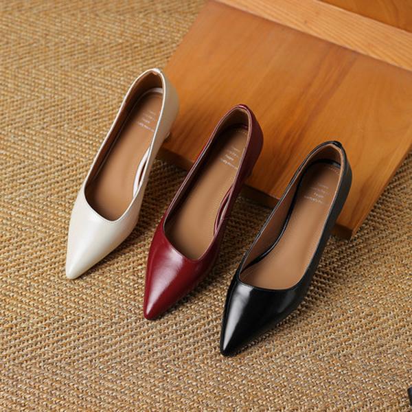 Handcrafted Luxury Leather Women's Shoes: Elegance Redefined(Edamaijia9503F)