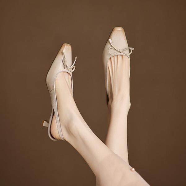 Elegant Handcrafted Leather Women's Shoes: Exquisite Craftsmanship & Luxury(Edamaijia9506F)