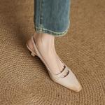 Elegant Handmade Leather Women's Shoes – Exquisite Craftsmanship & Quality(Edamaijia9508F)