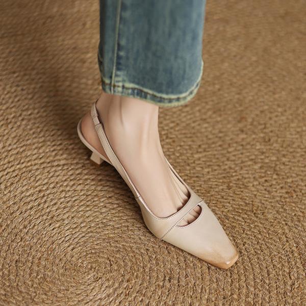 Elegant Handmade Leather Women's Shoes – Exquisite Craftsmanship & Quality(Edamaijia9508F)