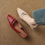 Elegant Handmade Leather Women's Shoes – Exquisite Craftsmanship & Quality(Edamaijia9508F)