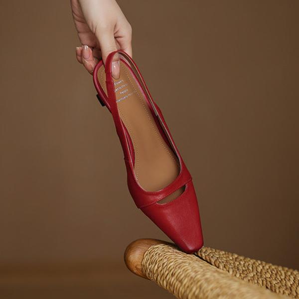 Elegant Handmade Leather Women's Shoes – Exquisite Craftsmanship & Quality(Edamaijia9508F)