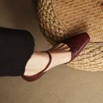 Exquisite Handcrafted Leather Women's Shoes: Luxury, Quality, and Elegance(Edamaijia82383F)