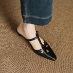 Handcrafted Luxury Leather Women’s Shoes for Elegance(Edamaijia82509F)