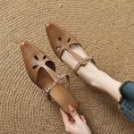 Handcrafted Luxury Leather Women’s Shoes for Elegance(Edamaijia82509F)