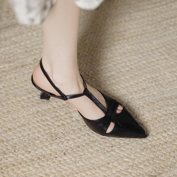 Exquisite Handmade Genuine Leather Women's Shoes: Luxury Craftsmanship(Edamaijia9518F)