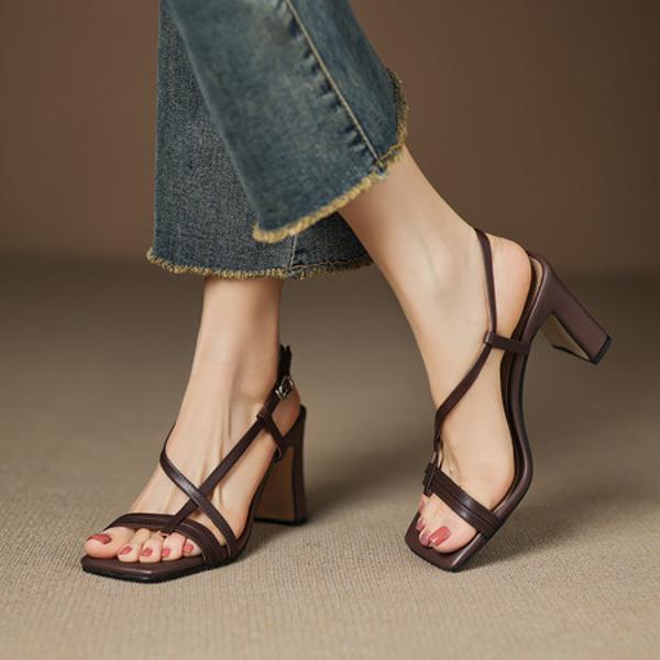 Exquisite Handcrafted Leather Women's Shoes - A Touch of Luxury and Elegance(Edamaijia9525F)