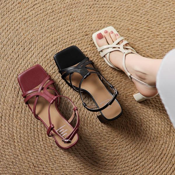 Handcrafted Luxury Leather Women's Shoes with Elegant Craftsmanship(Edamaijia9535F)