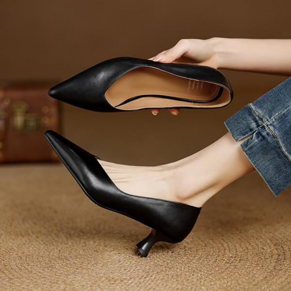 Elegantly Crafted Luxury Genuine Leather Women's Shoes(Edamaijia9537F)