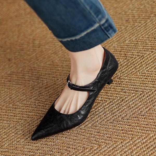 Exquisite Handmade Leather Women’s Shoes: Luxury Craftsmanship(Edamaijia9551F)