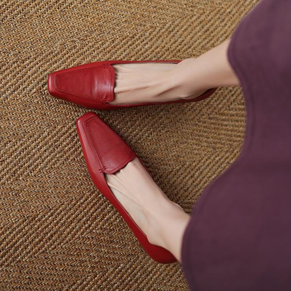 Luxurious Handmade Leather Women's Shoes: Masterful Craftsmanship Meets Elegance(Edamaijia9552F)