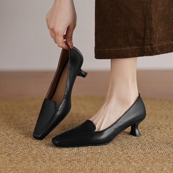 Luxurious Handmade Leather Women's Shoes: Masterful Craftsmanship Meets Elegance(Edamaijia9552F)