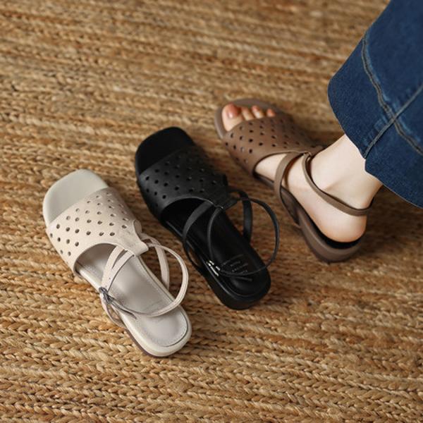 Elegant Luxury Handmade Leather Women's Shoes(Edamaijia82595F)