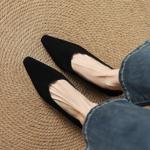 Handcrafted Luxury Leather Women's Shoes: Elegant Craftsmanship(Edamaijia9550F)