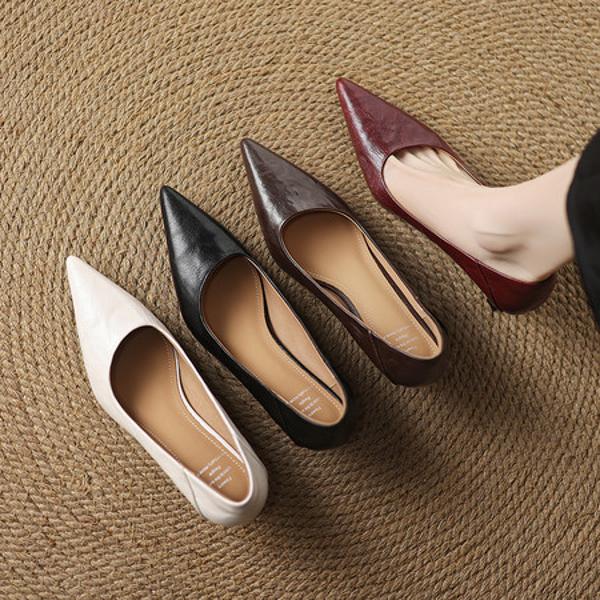 Handcrafted Luxury Leather Women's Shoes - Elegance in Every Stitch(Edamaijia82599F)