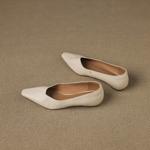 Handcrafted Luxury Leather Women's Shoes for Elegant Style(Edamaijia9553F)