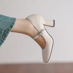 Exquisite Handcrafted Leather Women's Shoes: A Fusion of Luxury and Elegance(Edamaijia82632F)