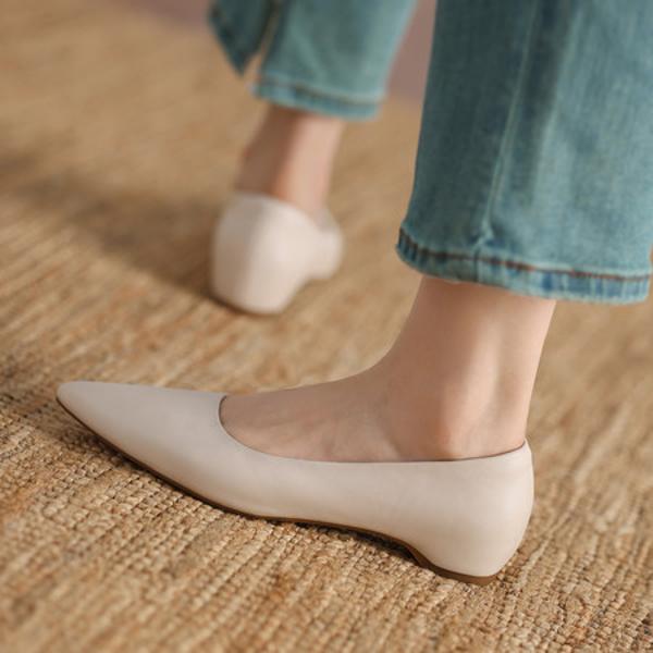 Handcrafted Genuine Leather Women's Shoes - Luxurious Elegance in Every Stitch(Edamaijia82633F)