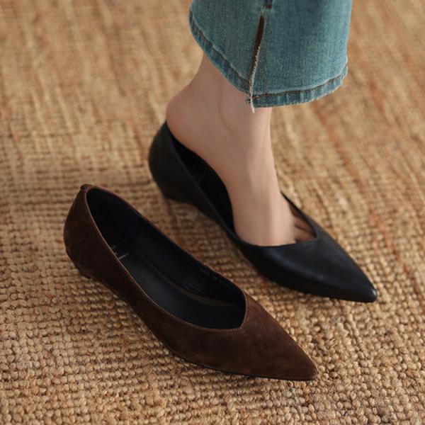 Handcrafted Genuine Leather Women's Shoes with Luxurious Elegance and Superior Craftsmanship(Edamaijia82605F)