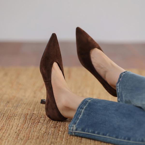 Elegant Handcrafted Leather Women’s Shoes of Luxury Quality(Edamaijia82606F)