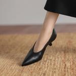Elegant Handcrafted Leather Women’s Shoes of Luxury Quality(Edamaijia82606F)