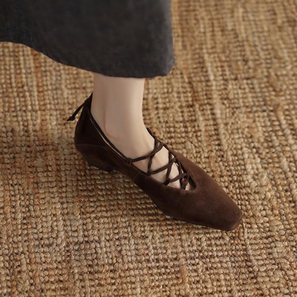 Luxury Handcrafted Leather Women's Shoes - Elegance Redefined(Edamaijia82600F)