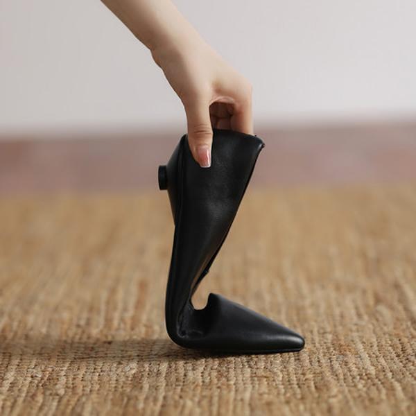 Exquisite Handcrafted Leather Women’s Shoes: Luxury, Elegance & Artistry(Edamaijia82603F)