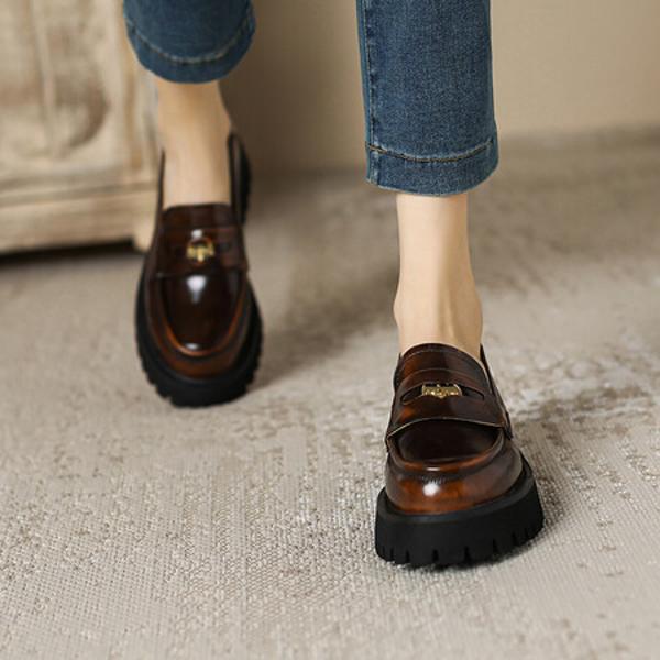 Handcrafted Luxury Genuine Leather Women's Shoes, Exquisite Elegance(Edanjuan8823-2298)