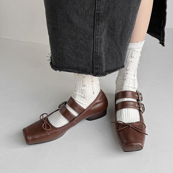 Handcrafted Leather Women's Shoes: Luxurious Elegance & Superior Quality(Edanjuan88129)