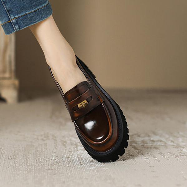 Handcrafted Genuine Leather Women's Shoes: Luxury, Elegance, Exquisite Craftsmanship(Edanjuan88229-81)