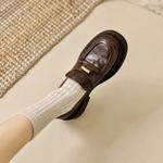 Elegant Handcrafted Leather Women's Shoes with Luxurious Quality(Edanjuan881201-1)