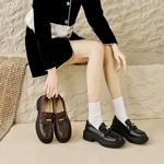 Elegant Handcrafted Leather Women's Shoes with Luxurious Quality(Edanjuan881201-1)