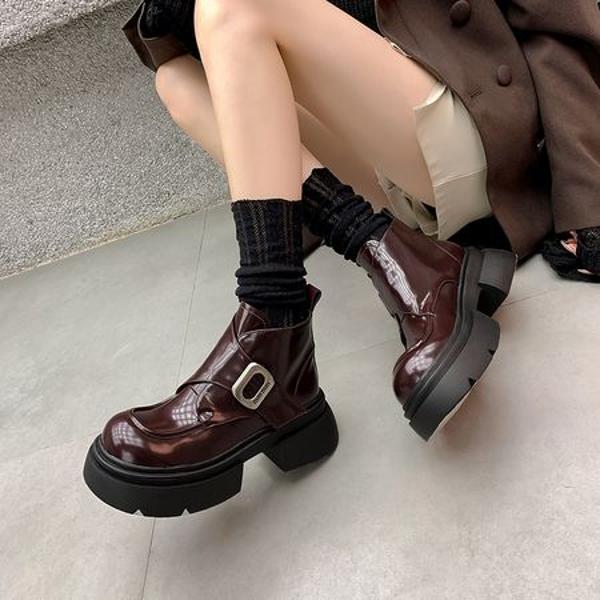 Elegant Handmade Leather Women's Shoes with Luxurious Craftsmanship(Edanjuan8821-8398)