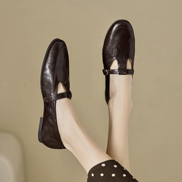 Handcrafted Luxury Leather Women's Shoes - Elegance Redefined(Edanjuan881209-5)