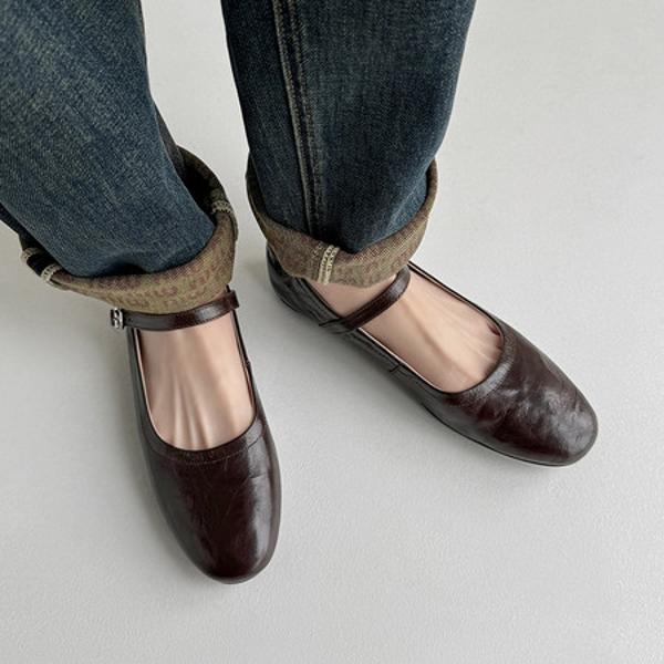 Handcrafted Genuine Leather Women's Shoes: Luxurious Elegance Unveiled(Edanjuan880122-5)