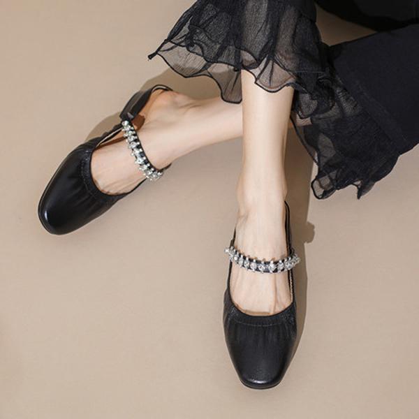 Exquisite Handcrafted Leather Flats: Luxury Redefined(Edanjuan88Y2092-1)