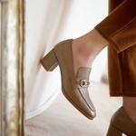 Handcrafted Luxury Genuine Leather Women’s Shoes, Elegantly Unique(Edfmr9119)