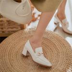 Handcrafted Luxury Genuine Leather Women’s Shoes, Elegantly Unique(Edfmr9119)