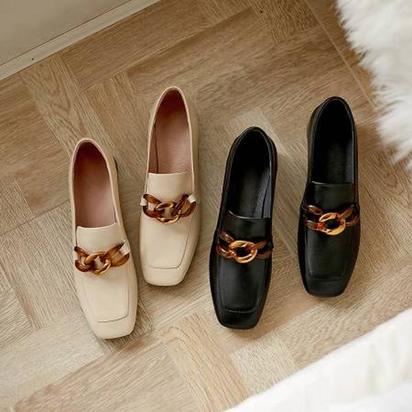 Handcrafted Leather Women's Shoes: Luxurious Elegance and Quality(Edfmr1516)