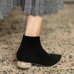 Handcrafted Leather Women's Shoes: A Fusion of Elegance and Luxury.(Edfmr5055)