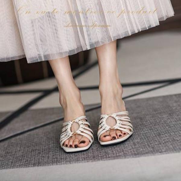 Handcrafted Luxury Leather Women’s Shoes: Elegance in Every Stitch(Edfmr2361)